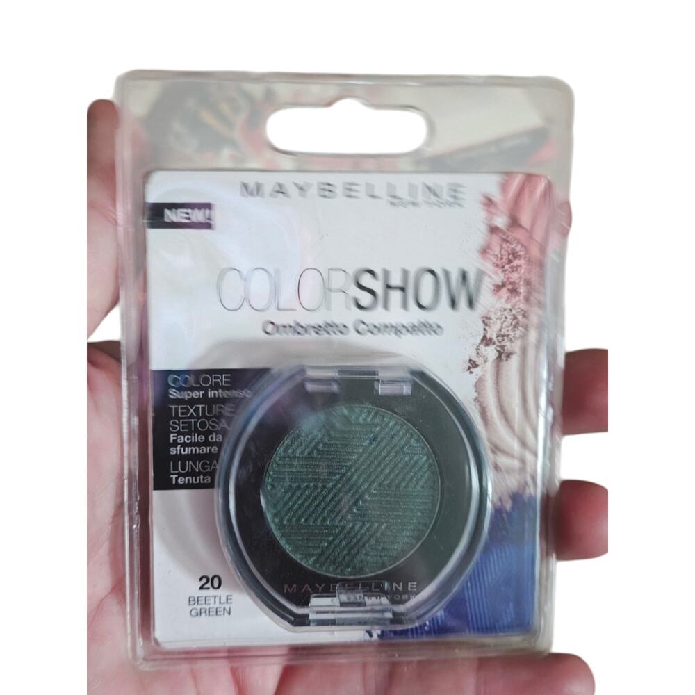 Maybelline Color Show Ombretto Compatto (eye shadow compact), Beetle Green 20